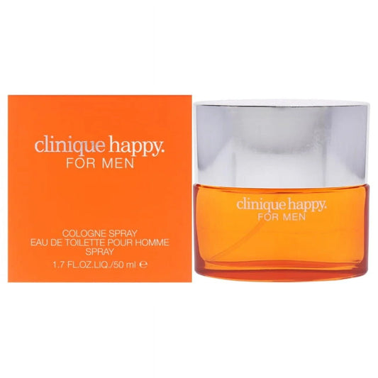 Clinique Happy Cologne Spray for Men – Fresh Citrus Fragrance
