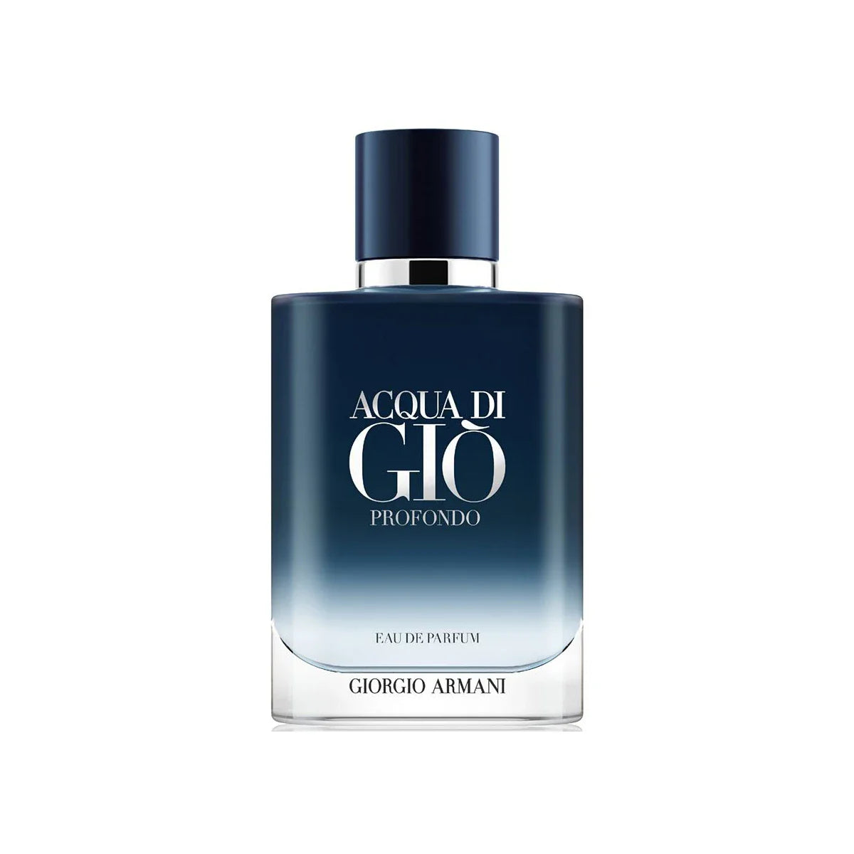 Giorgio Armani Acqua di Giò Profondo Eau de Parfum bottle on a white background
