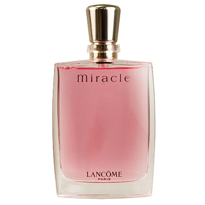 Lancome Miracle perfume bottle on a white background