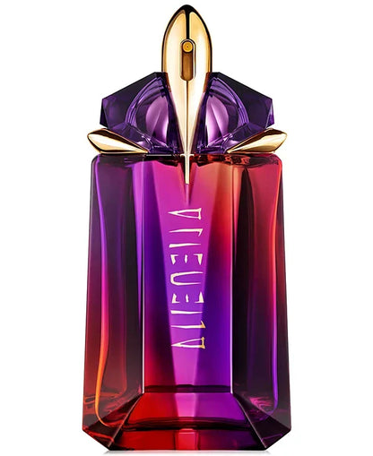 Viktor & Rolf Flower by Nina perfume bottle with purple and red gradient on a white background