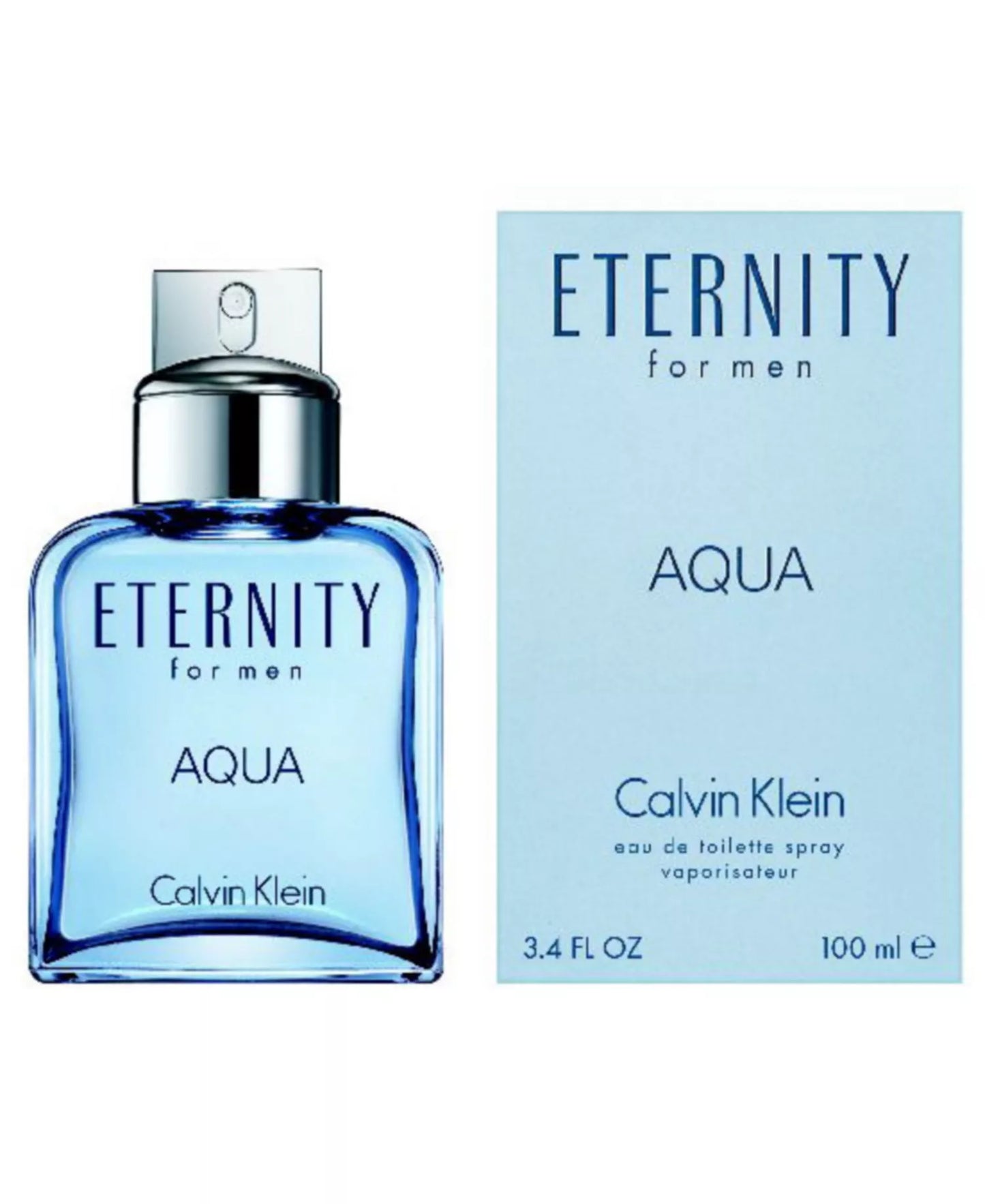 Calvin Klein Eternity Aqua Eau De Toilette Fresh Aquatic Woody Men Cologne
