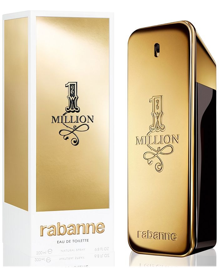 Rabanne 1 Million perfume bottle and packaging on a white background
