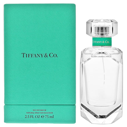 Tiffany & Co. perfume bottle and packaging on a white background